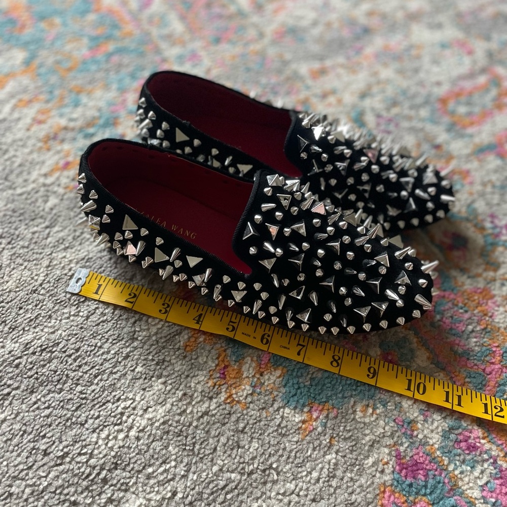Azalea Wang Dolls Kill punk studded loafers